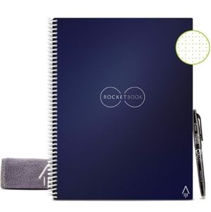 Rocketbook Dark Blue (Eco-Friendly Reusable Connects to the cloud) Notebook